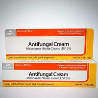 Actavis / Alpharma Miconazole Nitrate 2% Antifungal Cream - 1 oz, Pack of 2 - Packaging May Vary