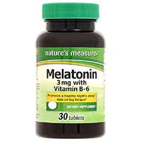 Natures Measure Melatonin Tablets, 30 Count