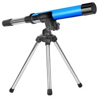 Portable Telescope for Kids-30mm Aperture 300mm AZ Mount Refractor Travel Scope with Table-top Tripod to Observing Moon and Scenery
