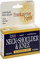 Neck Shoulder & Knee Rubbing Oil 2 fl Ounce Liquid