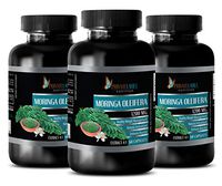 Fat Loss Activation - Moringa OLEIFERA Extract 4:1 1200MG - Moringa Weight Management - 3 Bottles (180 Capsules)
