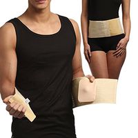 FROM-EUROPE Umbilical hernia Belt, Abdominal Binder, Navel Truss With Removable Bandage, Medical Support Wrap (Size 1)