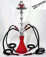 4 hose 28" GRILL Hookah nargila shisha bar narguile nargile glass water Vase new