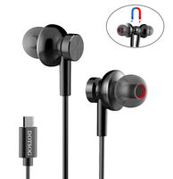 USB Type C Earphones, DOTSOG In-Ear Magnetic Earbuds with Mic, Stereo Bass Noise Cancelling Headphones, Sports Headsets Compatible with Google Pixel 3/2/XL, Huawei, Essential Phone, Other Typc C Devic