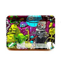 Metal Rolling Tray Durable Art Scroll Tray 9