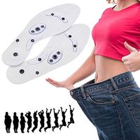 Mindinsoles for Men and Women Acupressure Magnetic Insoles for Feet Massage Foot