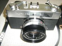 Konica Auto S2 Rangefinder 35mm Film Camera Konica Hexanon 1:1.8 F=45mm