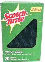 Scotch Brite 3M Heavy Duty Scouring Pads 6"X 9" Heavy Duty Scouring Power Of Scotch-Brite (20 Pack)