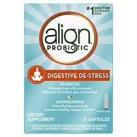 Align Digestive DE-Stress Probiotic + Herbal Ashwagandha Supplement, Dietary Supplement, 21 Capsules