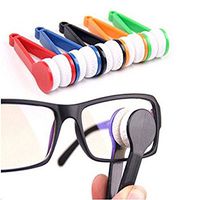 Sun Glasses Eyeglass Microfiber Mini Eyeglasses Cleaner Spectacles Cleaner Soft Brush Cleaning Tool 5 Pieces (Random Color)
