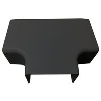 3 Way Tee for Large (LG1) Raceway - 1 Piece - Color: Black