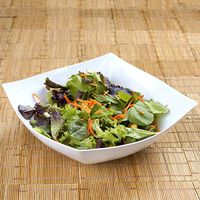 Tableclothsfactory 12 Pcs - White Square 4qt Disposable Plastic Serving Bowl