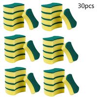 BOLUOYI Kitchen Nano Emery Magic Clean Rub Pot Rust Focal Stains Sponge Removing Kit 30pcs (B)