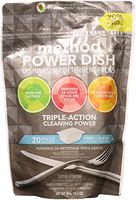 Method - Power Dish Dishwasher Detergent Packs Triple Action Cleaning Power Free, 20 Count (Pack of 1) (packaging may vary)