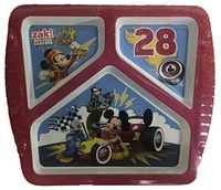 Zak Designs MMOX-0352-E-AMZ Kids Divided Plates, Disney Mickey, Donald, and Goofy