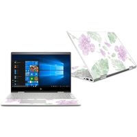MightySkins Skin Compatible with HP Envy x360 Convertible 15" (2018) - Water Color Flowers | Protective, Durable, and Unique Vinyl Decal wrap Cover | Easy to Apply, Remove | Made in The USA