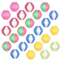 Uspeedy- 24 Pieces Pet Hair Remover Reusable Hair Dryer Ball Pet Washing Balls Lint Remover Balls for Laundry Washing Machine Supplies (Bright Color)