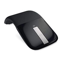 Arc Mouse, 2.4GHz Long Range Arc Touch Wireless Mouse with USB Receiver Portable Silent Folding Optical Arc Mouse Bluetooth Suitable for Computer