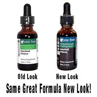 Cedar Bear Intestinal Cleanse a Liquid Herbal Supplement That Moderates The Environment of The Digestive System, Allowing Beneficial Flora to Flourish 1 Fl Oz