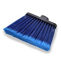 UltraSource Duo Sweep Angled Broom Head, 12", Blue
