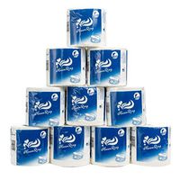 3-Layers Toilet Paper, 8 Rolls Ultra Soft Toilet Paper, Household Hollow Roll Paper, 250 Sheets/Roll Soft Biodegradable Bath Tissue Paper Toilet, Ultra Strong Clean Touch Toilet Paper (Blue)