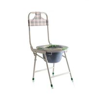 WANGJINLI Commode Chair Pipeline Spray Collapsible with Bucket Elderly Pregnant Women Toilet