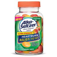 Alka-Seltzer Ultra Strength Relief Chews Tropical Twist, 50 Count