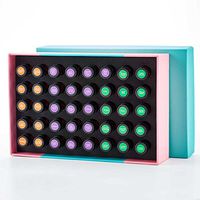 The Discovery Collection by Organic Aromas®: 40 Different Pure Individual, Organic (ECOCERT) and Blended Essential Oils in 2ml Custom Glass Bottles. Gift & Sampler Set for pros and Beginners Alike.