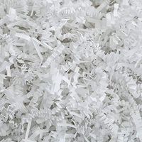 Crinkle Cut Paper Shred Filler (2 LB) for Gift Wrapping & Basket Filling - White | MagicWater Supply