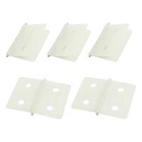 uxcell 5Pcs RC Airplane Spare Parts Beige Nylon Pinned Hinges 27 x 36mm