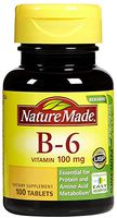 Nature Made Vitamin B6 100 mg Tabs, 100 ct