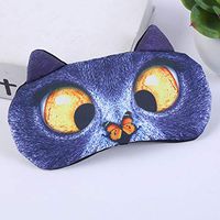 KimBird Unisex Sleep Eye Cover,Cute Contoured Blackout Eyes Cover Animal Eye Mask Cover Sleeping Rest Travel Funny Gift (B)