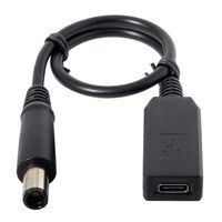 Semoic Dc 20V 7.4 5.0Mm for Dell Power Plug Pd to USB 3.1 Type C USB-C Charge Cable