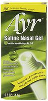 Ayr Saline Nasal Gel with Soothing Aloe, 2 Count,0.5 oz