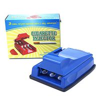 Manual Cigarette Machine, Three Tube Plastic Cigarette Accessories, Mini Portable 13.3X9.8X5.5Mm