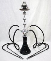 4 Hose Hookah Pipe 28" EGYPTIAN FANTASY w/ Four Washable Hooka Hoses + Windcover