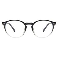 Cyxus Computer Blue Light Filter Vintage Retro Glasses, Anti Eye Strain Eyewear UV Headaches Lightweight Frame Eyeglasses TR90 (8010T33,Gardient Black)