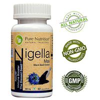 Pure Nutrition Nigella Max - 500mg - 60 Veg Capsules | Black Seed Extract Supplement | Super Antioxidant for Immune Support, Joints, Digestion, Hair & Skin