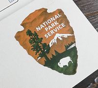 National Park Service pop Vinyl | 5 - Sizes Patch Laptop Bumper Sticker | National Park Service car Decal (5")