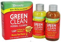 10 Pack - Detoxify Herbal Cleanse Honey Tea Flavor Box of 2x 4 Fl Oz Bottle with Free Im Baked Bro and Doob Tubes Sticker