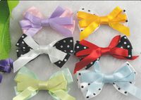 24 Pcs Polyester Ribbon Bow Flowers Wedding Decoration Appliques-u Pick (Mix)