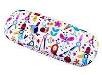 Floral Glasses Case Protective Holder Hard Leather Eyeglasses Case - 04