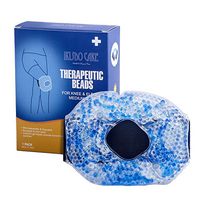 Therapy Wrap Reusable Hot & Cold Gel Beads Best Ice Pack with Elastic Adjustable Strap for Knee - Joint & Muscle Pain Relief for Runner, Athletes