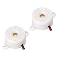 uxcell 2 Pcs DC 12V Active Electronic Buzzer Alarm Sounder Intermittent Sound Beep Speaker