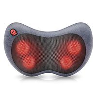Neck and Back Massager with Heat-Shiatsu Massage Pillow, Electric Chair Massagers for Cervical,Shoulders,Calves,Leg,Thigh,Lower Upper Back Pain Relief,for Car Office Home