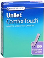 Unilet ComforTouch Lancets Super Thin 30G 100 Each (Pack of 3)