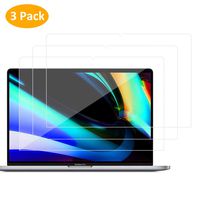 ProElife Screen Protector for New MacBook Pro 16 Inch 2019, 3 Pack Screen Guard Film Protector for 2019 MacBook Pro 16 Inch with Touch ID & Touch Bar (A2141) (Crystal Clear)