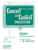 Concert and Contest Collection for Oboe: Piano Accompaniment (Rubank Educational Library)
