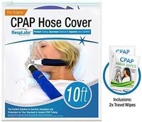 RespLabs CPAP Hose Cover — [10 Foot] Tube Wrap | Fleece Tubing Comfort with Zipper
