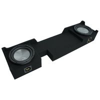 Compatible with 2004-2008 Ford F-150 Super Crew Truck Harmony A102 Dual 10" Sub Box Enclosure